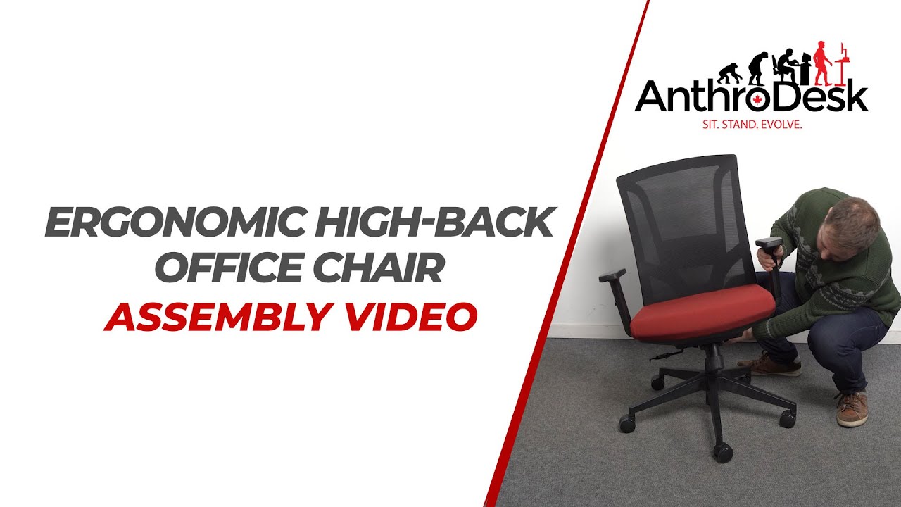 Ergonomic High-Back Office Chair – AnthroDesk