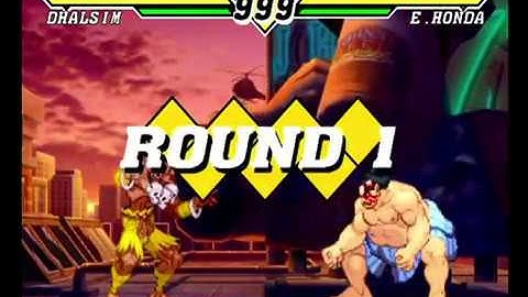 Capcom VS SNK 2 (Dreamcast) Arcade as Dhalsim