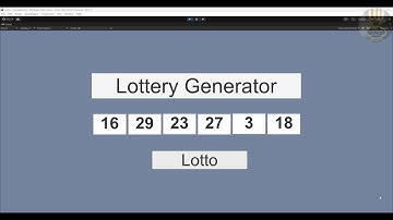 How to Create a Lottery Number Generator Using Random Function in Unity