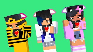 2002 DANCE MEME | SHUFFLE DANCE | MINECRAFT ANIMATION |  APHMAU 35