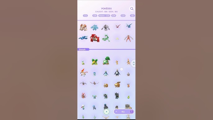 All Pokemon Collection - Dec 2022 Pokedex [Pokemon Go] 