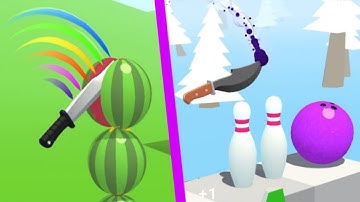 SLICE IT ALL 👑🛟Perfect Slice🛟👑 All Levels Gameplay Android, iOS (Levels 1088)