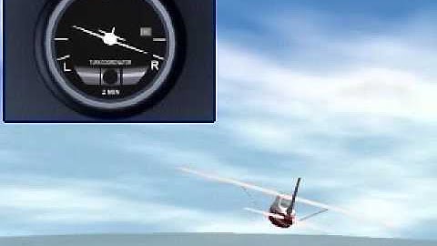 Turn Coordinator - Microsoft Flight Simulator 95 Tutorial Video