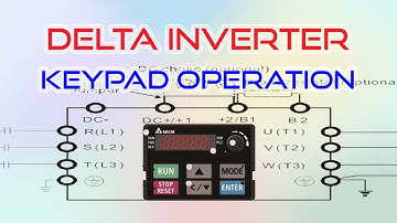 Delta Inverter Keypad Operation  @FlowChart