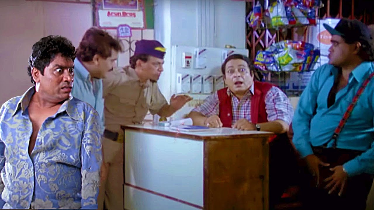खाने का बिल चुकाने पुलिस बुलाई - जॉनी लीवर, दिनेश हिंगू, अशोक सराफ की लोटपोट धमाल कॉमेडी