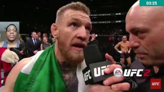 Connor McGregor UFC 205 octagon interview!! Hilarious!!