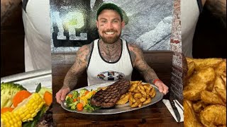 Only 20 minutes?!? Giant steak challenge!!!!