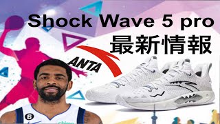 中華バッシュ　ANTA Shock Wave 5 カイリー・アービング　箱付き