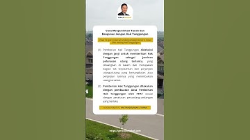 Cara Menjaminkan Tanah dan Bangunan dengan Hak Tanggungan  #hukum #lawyer #pengacara