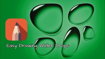 easy drawing water drops on android #sketchbook-pro