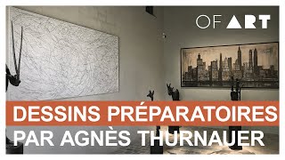 Dessins Préparatoires d&#39;Agnès Thurnauer pour Fontevraud