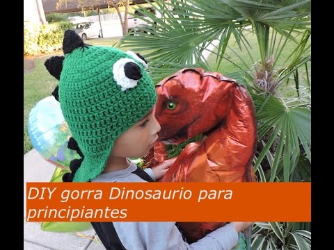 DIY Gorra Dinosaurio para principiantes - YouTube