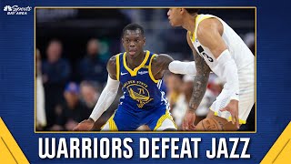 Schroder’s clutch performance powers Warriors to 114-103 victory over Jazz | NBC Sports Bay Area