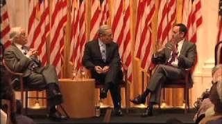 Bob Woodward and Ben Bradlee at the Nixon Library, part I