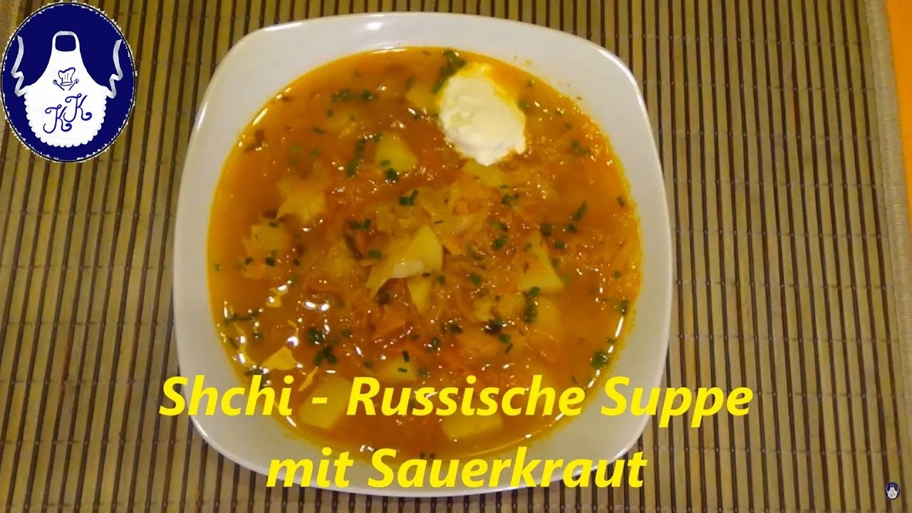 Shchi - Russische Suppe mit Sauerkraut , perfekt für die kalte ...