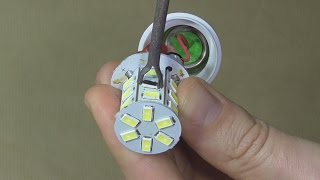 Reparación de bombilla LED  Cambiar led fundido