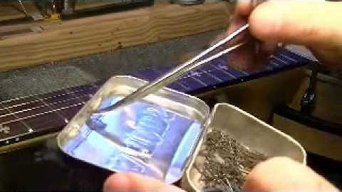 Installing Banjo Capo Railroad Spikes Part 2