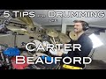 5 tips for drumming like carter beauford