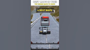 top 4 best maps routes off-road and mountain hairpin bend maps in Truckers of Europe 3