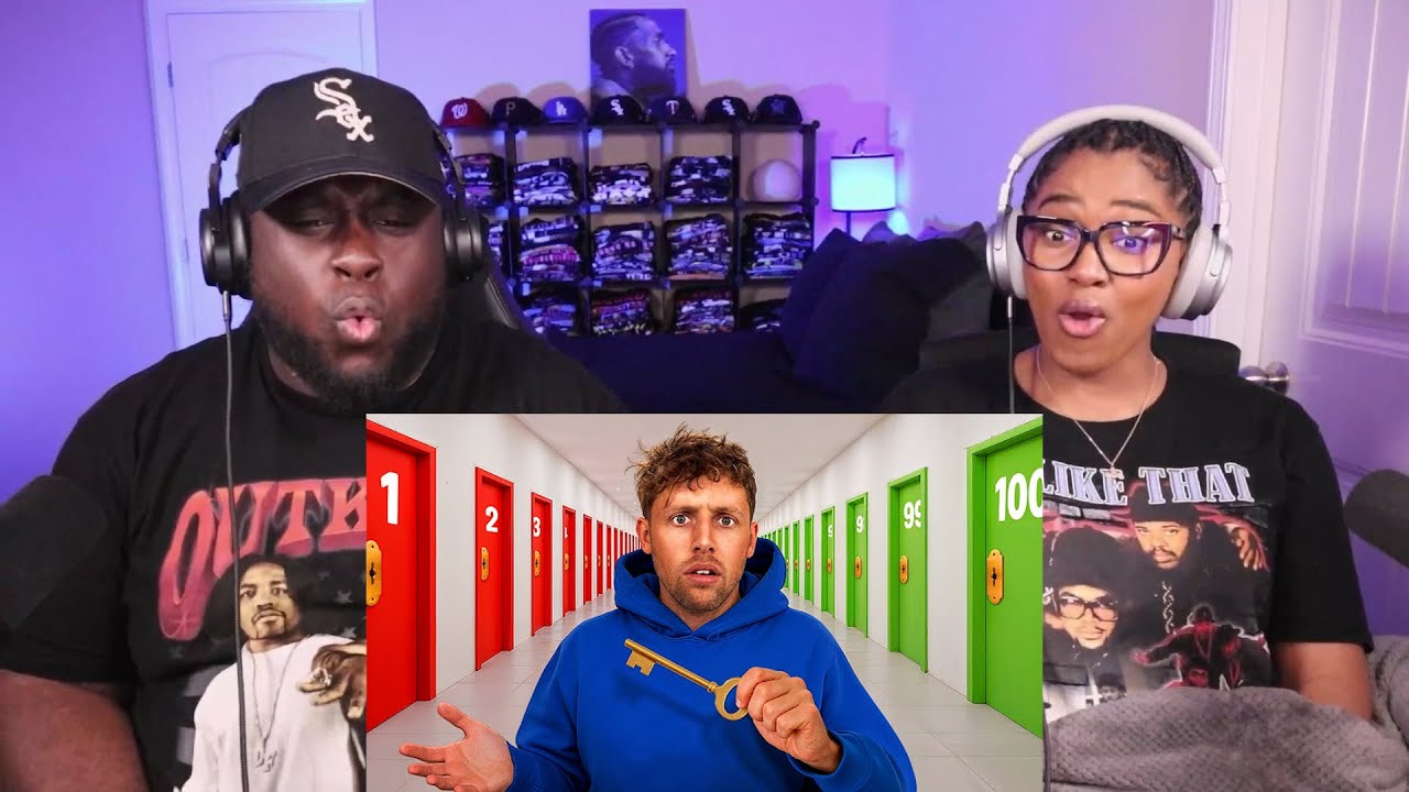 Kidd and Cee Reacts To SIDEMEN OPEN 100 MYSTERY DOORS
