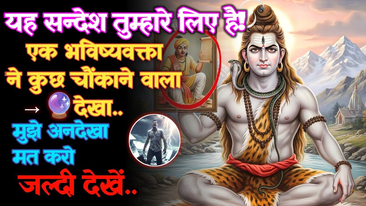 1111 🔮 भविष्यवक्ता की आँखों के सामने आया चौंकाने वाला सच.. 🕉️ Mahadev Ka Sandesh | #godits