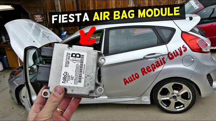 FORD FIESTA AIR BAG MODULE REMOVAL REPLACEMENT LOCATION ST SE S MK7