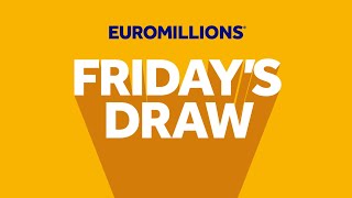 The National Lottery EuroMillions draw results from Friday 22 March 2024