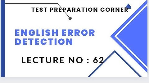 Error Detection lecture No:62 |BPS 5 to BPS 15 |Spcs |FBR |FIA| MPT|HST/SST