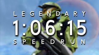 Halo in 1:06:15  Legendary Speedrun