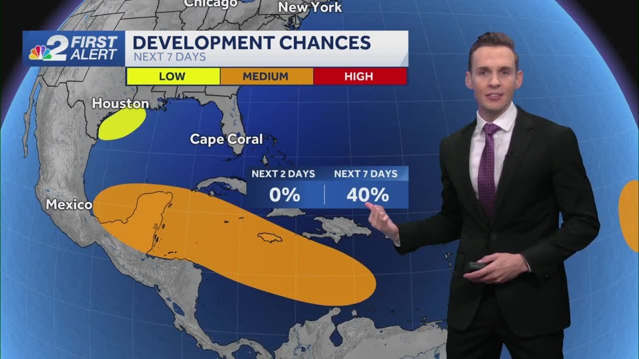 Monitoring three areas for potential tropical development - YouTube