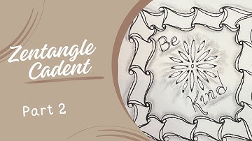 Cadent Part 2 | Zentangle | Draw with Emy