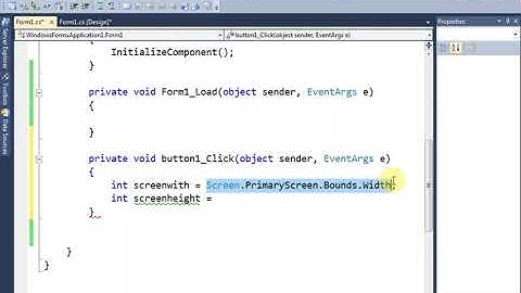 How can I get the active screen dimensions in C#