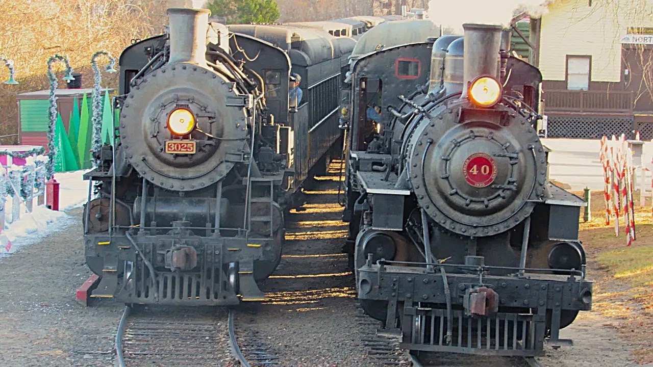 Three Christmas Steam Trains to the North Pole! - Valley Railroad