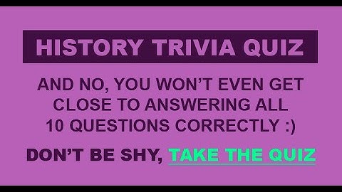 Ultimate Trivia Challenge: Test Your Knowledge with These 10 Fascinating Questions!