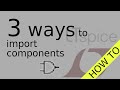 3 ways to import components on LTspice