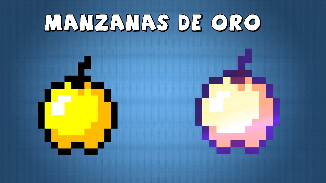 Minecraft Como hacer manzanas de oro - YouTube Minecraft Como hacer manzanas de oro - YouTube