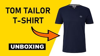 Tom Tailor T-Shirt Navy Blue Unboxing 4K
