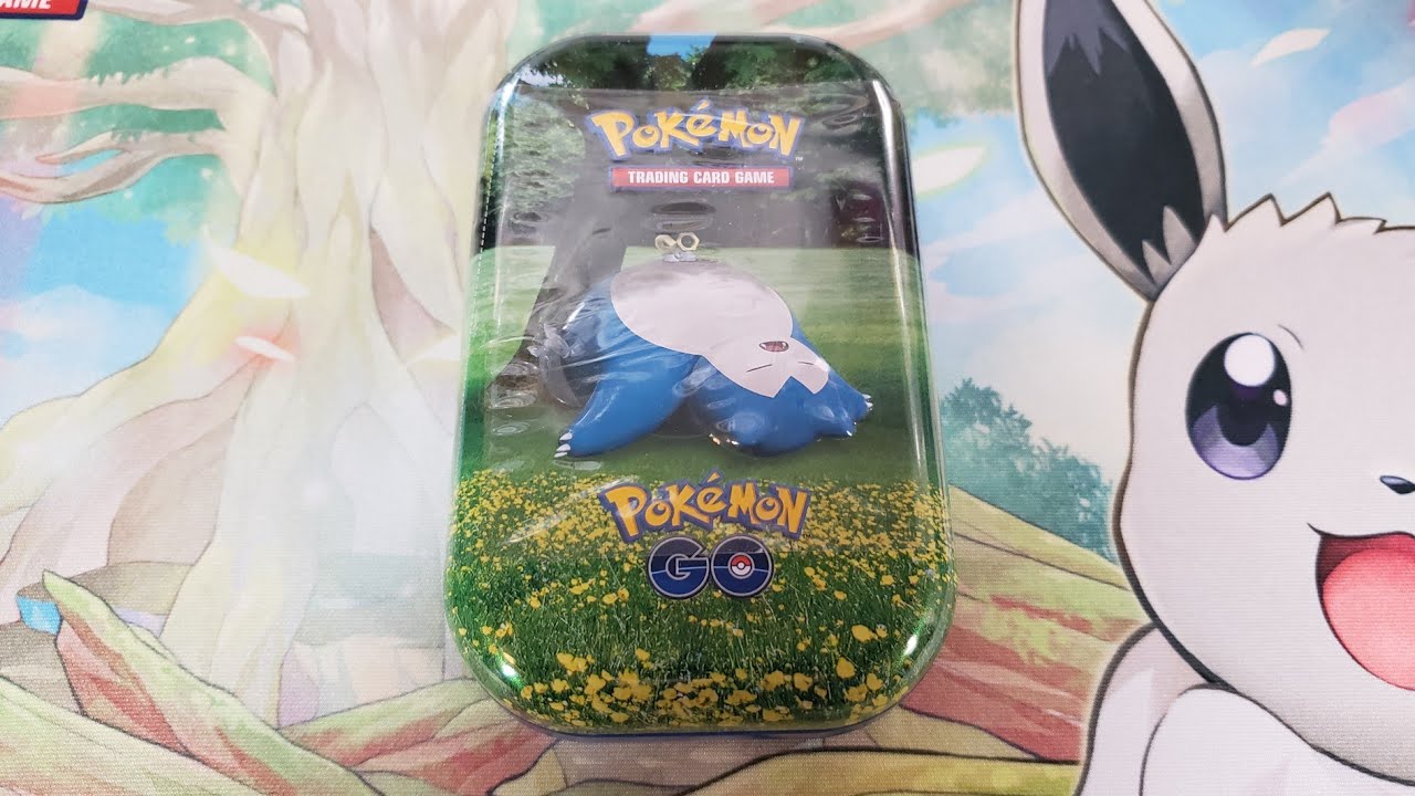 Pokémon GO Snorlax Mini Tin Opening - YouTube