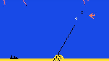 Missile Command Gameplay Atari 5200