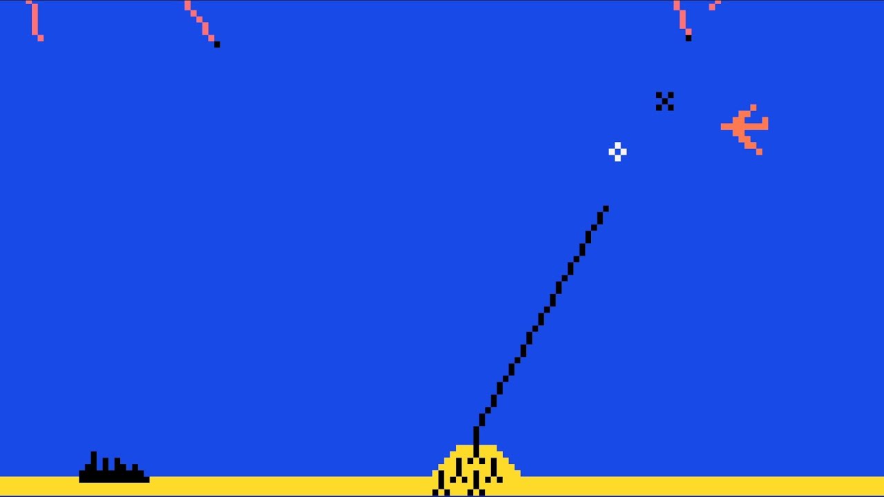 Missile Command Gameplay Atari 5200 - YouTube
