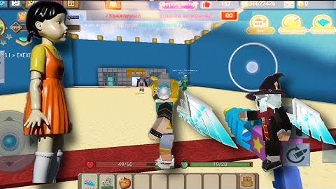 Squid game in sky block, blockman go(BGtube)