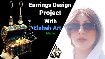 How to make Earrings with Software Matrix 9 jewellery design CAD||Rino||Matrix Tutorial