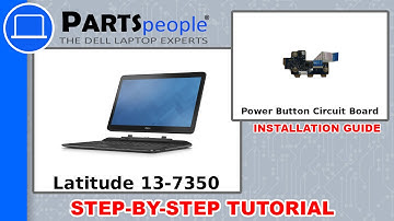 Dell Latitude 13-7350 (P58G-001) Power Button Circuit Board How-To Video Tutorials