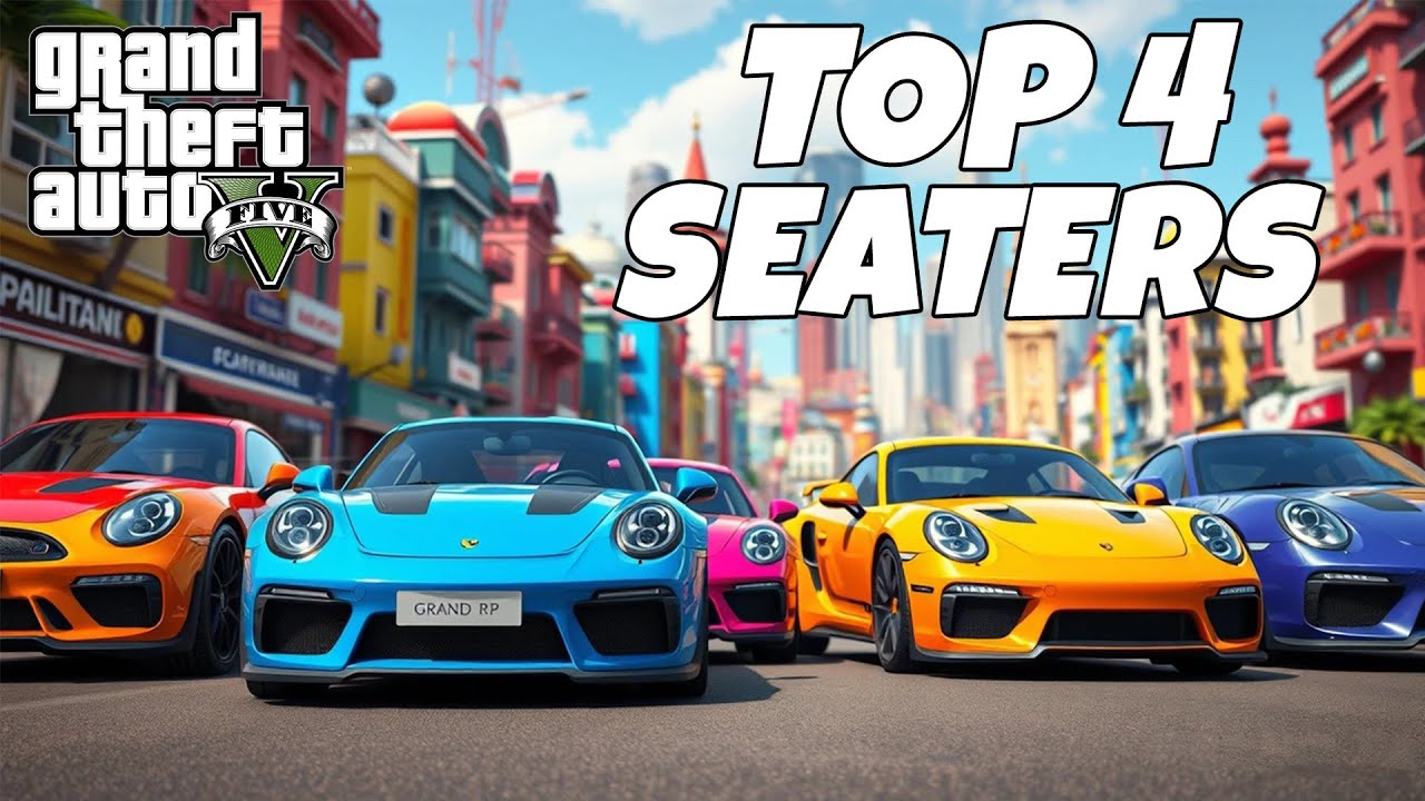 Best 4 Seater Cars for Grand RP in 2024 | Hindi - YouTube