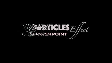 Particles Text effect animation tutorial in PowerPoint #shorts