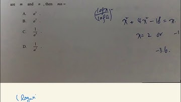 學友社 Mock 2021 Paper 2 Q33 Log equation
