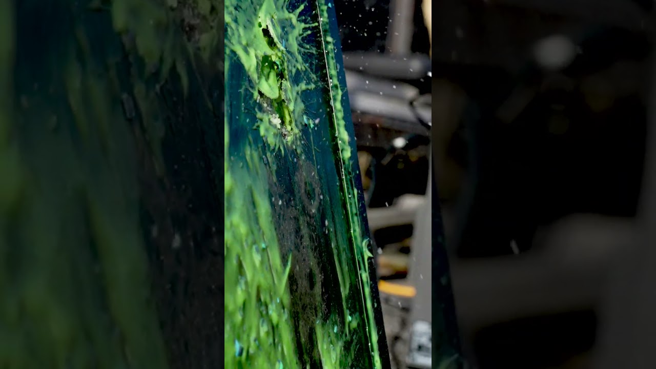 Monitor vs paintballs | #slowmotion #shorts #paintball