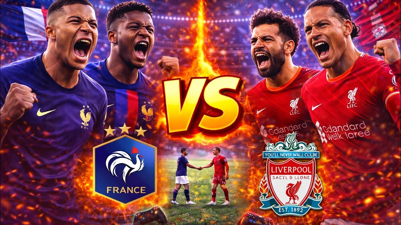 France vs Liverpool 2v2 😤🔥 | FC24 w/ @jADELONERBOY