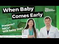 Preterm Birth - What you need to know about babies born early and a NICU hospitalization