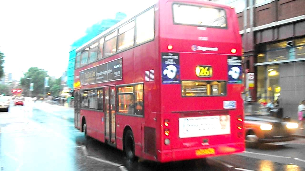 London Bus Route 26 at Waterloo Station - YouTube.